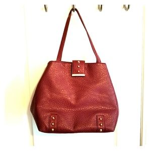 Large Shoulder bag, Oxblood, GUC